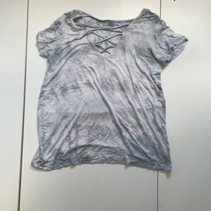 american eagle v-neck tee